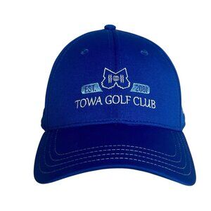Towa Golf Club Santa Fe New Mexico Hat Cap Blue with Flag Embroidered VG+ Cond.